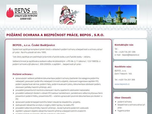 požární ochrana a bezpečnost práce, bepos , s.r.o.