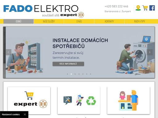 jsme vaše šumperské elektro. nabízíme široký sortiment malých i velkých spotřebičů. jsme členem sítě expert elektro. 