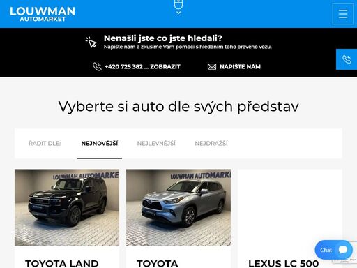 exkluzivní ojeté vozy vybraných automobilových značek jako je toyota, lexus, suzuki, hyundai nebo ford. garance původu i kilometrů.