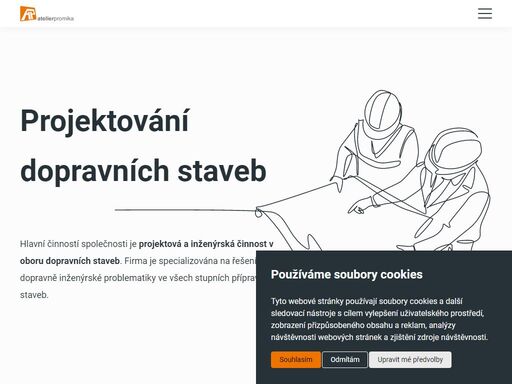atelier promika s.r.o. se specializuje na projektování a inženýrskou činnost v oboru dopravních staveb. nabízíme komplexní řešení od dopravních studií