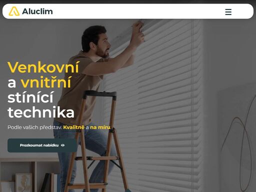aluclim – specialisté na stínící techniku. nabízíme žaluzie, rolety a sítě proti hmyzu na míru. kvalita, preciznost a moderní design.