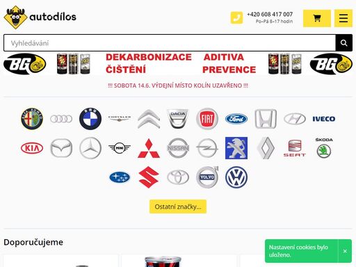 váš dodavatel kvalitních autodílů na všechny značky automobilů