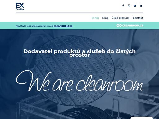 rukavice pro čisté prostory - čistící tyčinky - lepivé rohože - jednorázové mopy - úklidové vozíky - izopropylalkohol ve spreji -