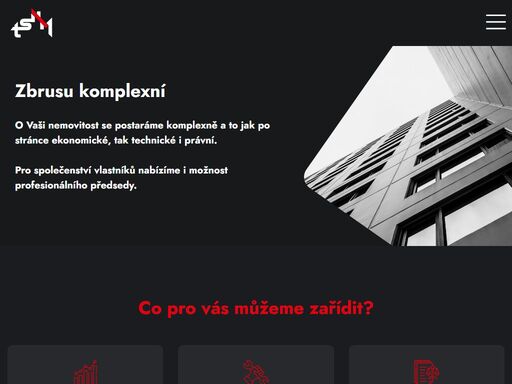 o vaši nemovitost se postaráme komplexně a to jak po stránce ekonomické, tak technické i právní.