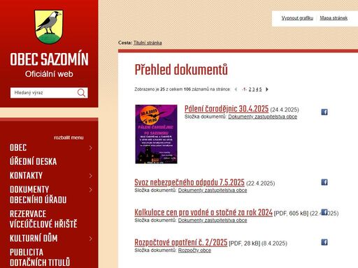 www.sazomin.cz