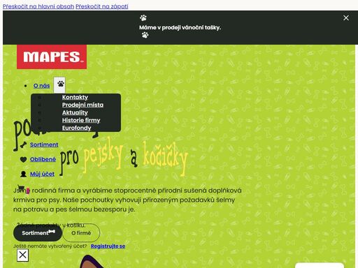 jsme rodinná firma a vyrábíme stoprocentně přírodní sušená doplňková krmiva pro psy. naše pochoutky vyhovují přirozeným požadavků šelmy na potravu a pes šelmou