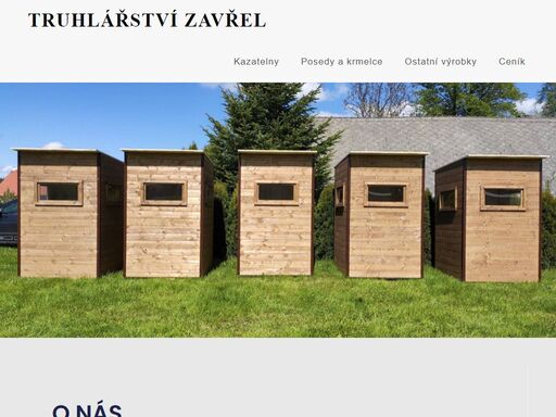 jsme truhlářská firma, která se specializuje na zakázkovou výrobu mysliveckých zařízení a chovatelských výrobků. máme dlouholeté zkušenosti a vše přizpůsobíme požadavkům zákazníka.