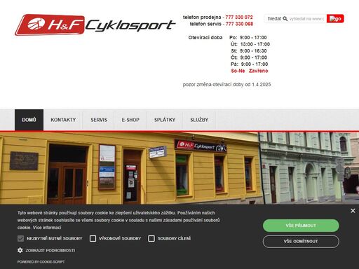 vše pro cyklisty v opavě, prodej  srvis jízdních kol a elektrokol, rock shox servis centrum