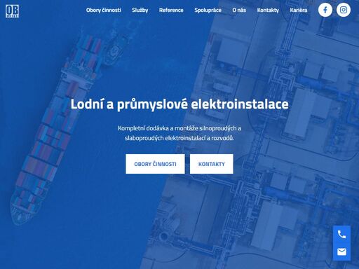 lodní a průmyslové elektroinstalace. kompletní dodávka a montáže silnoproudých a slaboproudých elektroinstalací a rozvodů.