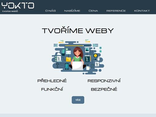 tvorba funkčních, přehledných a responzivních webů na míru
