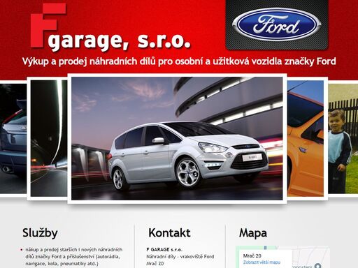 výkup a prodej náhradních dílů pro osobní a užitková vozidla značky ford.