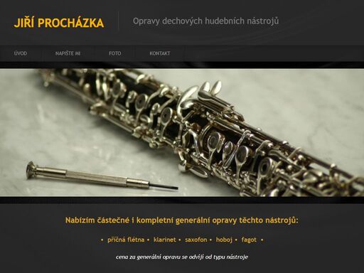 provádím opravy dřevěných dechových hudebních nástrojů v lokalitě ostrava a opava.