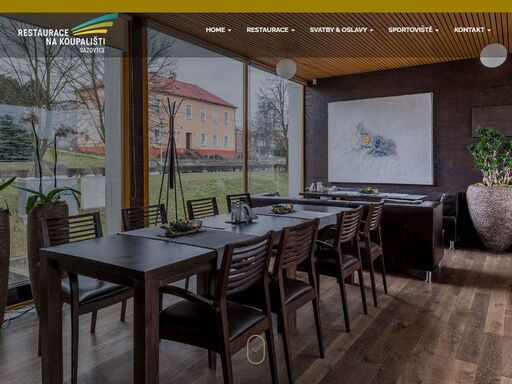 uspořádáme pro vás firemní večírek, svatební hostinu nebo rodinnou oslavu, kde můžete využít prostor restaurace, salónku nebo i venkovní plochy celého areálu koupaliště. příjemné prostředí rodinné restaurace nabízí 57 míst k sezení a oddělený salonek pro 25 osob.