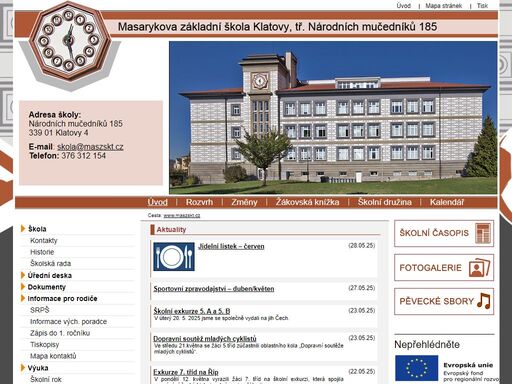 informace pro žáky a rodiče. pronájem sportovních hřišť s umělým povrchem.