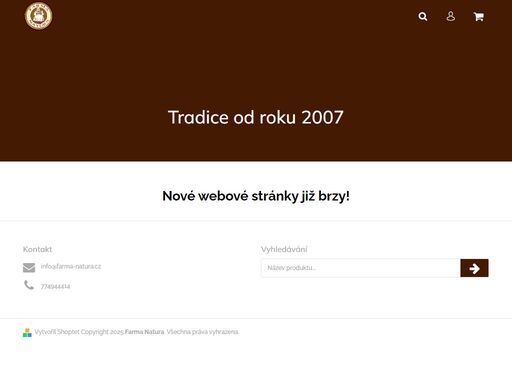 homepage. nové webové stránky již brzy!