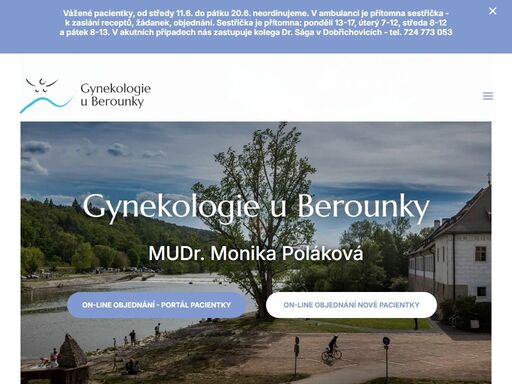 gynekologická ambulance mudr. moniky polákové v dobřichovicích. gynekologie, péče o těhotné, poradna pro léčbu neplodnosti.