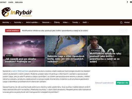 rybářský server inrybář je plný článků pro rybáře. přinášíme vám texty s rybářskými tématy, návody, instruktážní články a recenze rybářských potřeb a pomůcek.