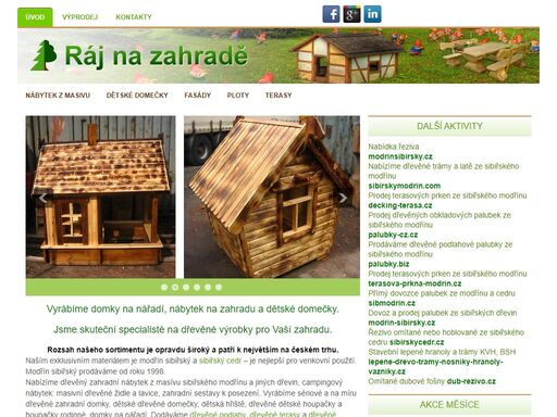 nabízíme dřevěný zahradní nábytek z masívu,zahradní sestavy,dřevěné zahradní domky,dětské dřevěné domečky,dětská hřiště,dětské houpačky,domky na nářadí