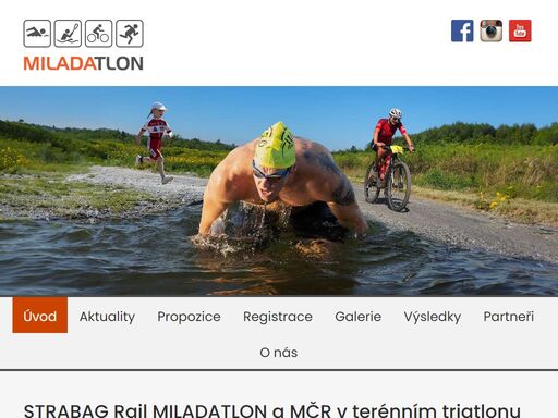 terénní triatlon a kvadriatlon v lokalitě jezera milada,ústí nad labem a mistrovství české republiky v terénním triatlonu lékařů.