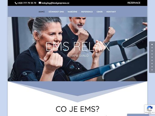 ems trénink a ems terapie. elektromyostimulace pomocí přístroje miha bodytec. pobočka body express. praha 8 kobylisy.