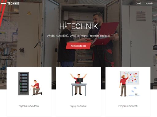 výroba rozvaděčů. vývoj software. projekční činnosti.