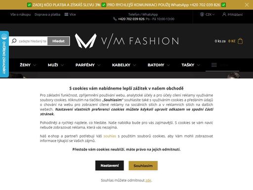 dámské a pánské značkové volnočasové oblečení, obuv, kabelky a doplňky