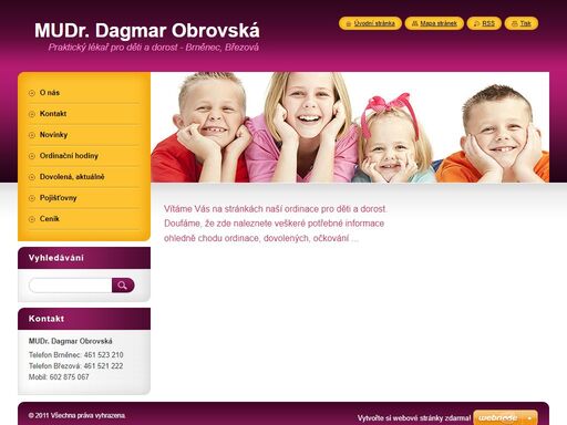 pldd březová nad svitavou, brněnec, mudr. dagmar obrovská