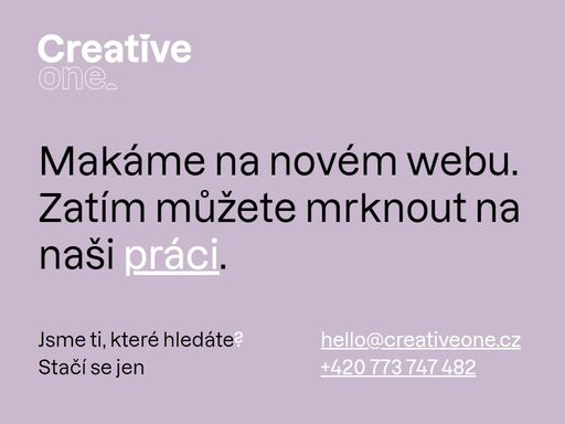 vytvoříme kreativní koncept a identitu značky, uděláme web i eshop, napíšeme texty, pořídíme fotografie, postaráme se o marketing, převezmeme starosti o it...