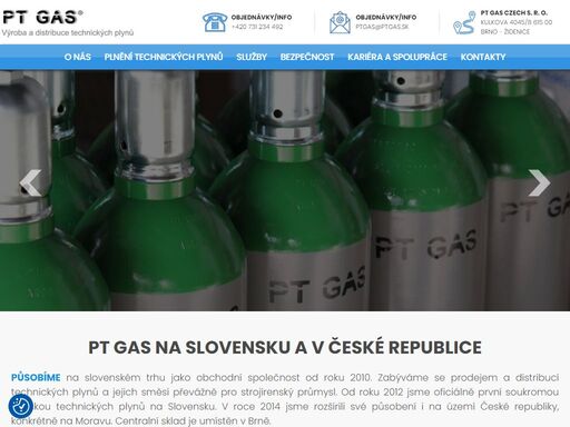působíme na slovenském trhu jako obchodní společnost od roku 2010. zabýváme se prodejem a distribucí technických plynů a jejich směsí převážně pro strojírenský průmysl. od roku 2012 jsme oficiálně první soukromou plničkou technických plynů na slovensku. v roce 2014 jsme rozšírili své působení i na území české republiky, konkrétně na moravu. centralní sklad je umístěn