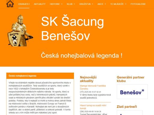 sk šacung benešov, nohejbalový klub