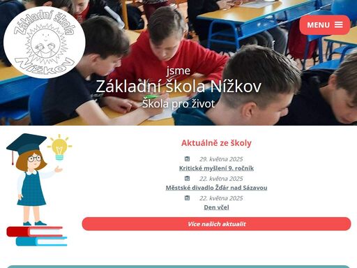 původní školní budova v nížkově byla vystavěna v roce 1796.