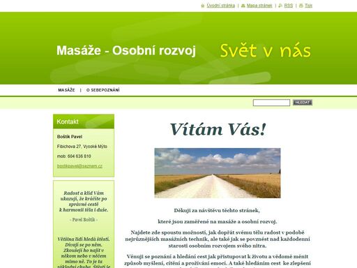 boštík pavel,terapie,osobní rozvoj,alternativní léčba,techniky eft,nlp,energetická masáž