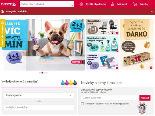 officeo.cz ?? vše nejen pro kancelář, pracovnu a studovnu: kancelářské potřeby, kancelářský papír, kancelářská technika, drogerie a občerstvení u vás již zítra! ??