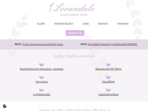 jsme specializované, moderní studio, zaměřující se na zdravé a trvalé hubnutí, odstranění celulitidy, strií, ochablé kůže, popraskaných křečových žil, vrásek.