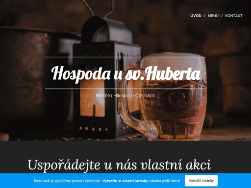 uspořádejte u nás vlastní akci