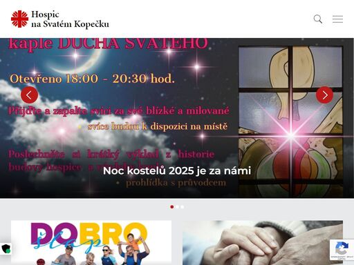 paliativní péče hospic odlehčovací služba senioři svatý kopeček duchovní