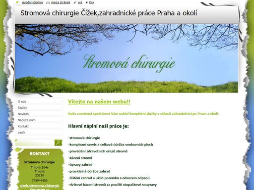 zahradnické práce,stromová chirurgie,úklid zahrad,výsadba zeleně,čištění zahrad.