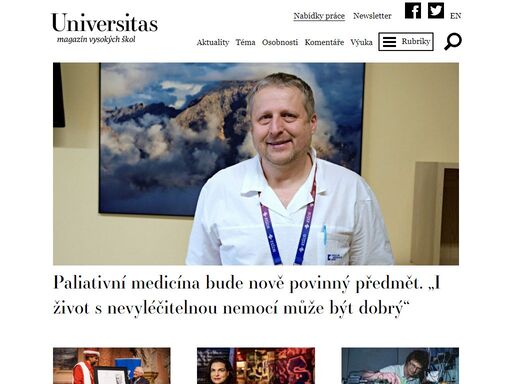 magazín vysokých škol