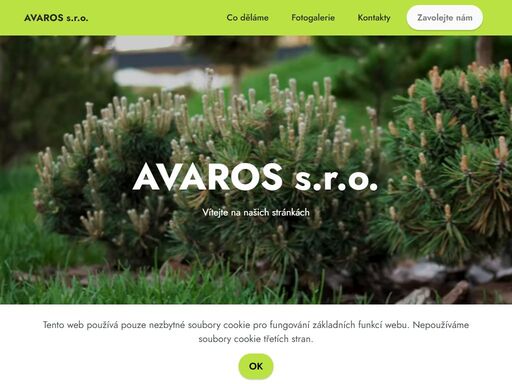 avaros s.r.o. - údržba zeleně, peletky, štěpka
