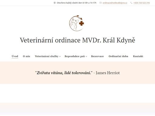 zabýváme se všeobecnou veterinární medicínou s odborným zaměřením na reprodukci psů.