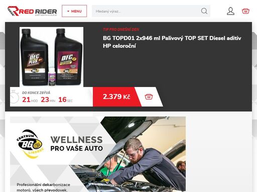 ráj motoristů na webu - oleje, aditiva, autodoplňky. internetový obchod s kamennou prodejnou v liberci.