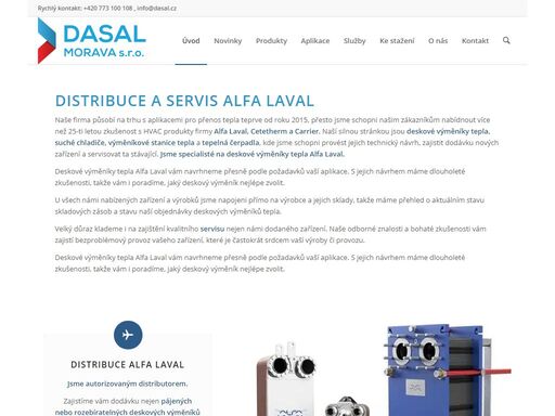 jsme autorizovaným distributorem a servisním partnerem pro deskové výměníky tepla alfa laval, výměníkové stanice cetetherm a vzduchové chladiče lu-ve alfa.