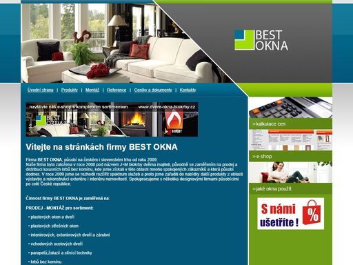 bestokna.cz - okna, dveře, parapety, žaluzie - prodej - montáž