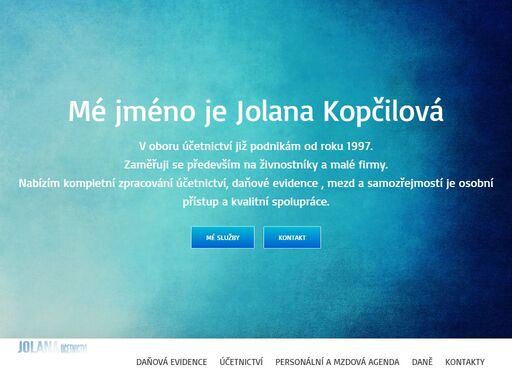 zaměřuji se především na žívnostníky, malé a střední firmy. nabízím kompletní zpracování účetnictví, daňové evidence a mzdy. v oboru podnikám od roku 1997.