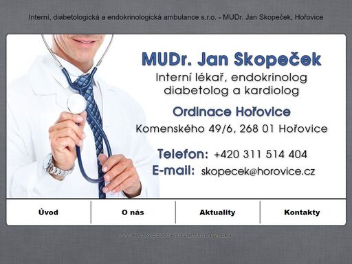 interní, diabetologická a endokrinologická ambulance s.r.o. hořovice mudr. jana skopečka nabízí komplexní péči v oborech endokrinologie, diabetologie, interního lékařství a kardiologie.