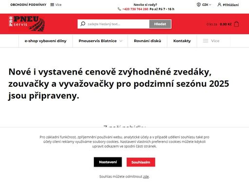 pneuservis - zásobování servisů - rovnání disků - agro pneu