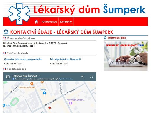 lékařský dům šumperk, s.r.o.