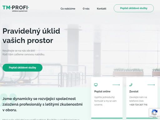 jsme společnost založená profesionály s letitými zkušenostmi v úklidu vnitřních i venkovních prostor.