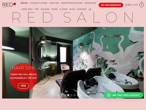 red je jedinečné místo v centru staré prahy. chcete mít trendy barvu i luxusní střih? pak jste na správném místě. kosmetické služby, hair spa