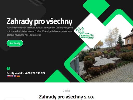 nabízíme kompletní realizace zahrad, zahradnické služby, výkopové práce a zednické dokončovací práce, stavba plotů. pokud potřebujete pomoc nebo poradit, neváhejte nás kontaktovat.